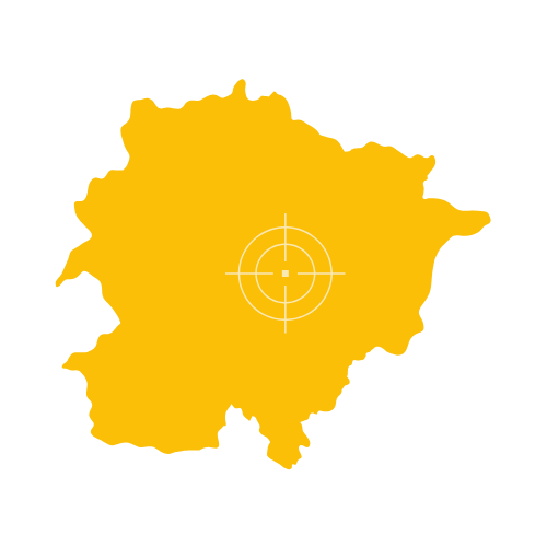 Andorra Map – Country Outline and Provinces