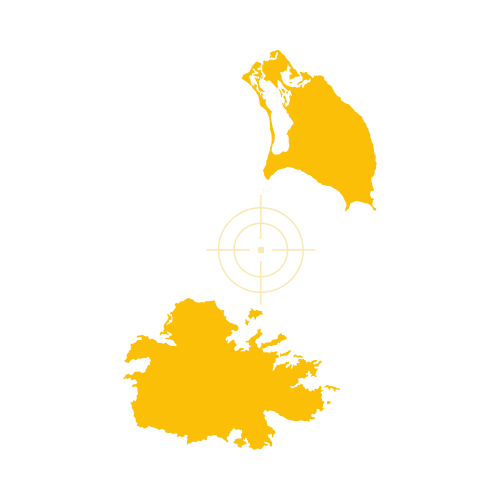 Antigua and Barbuda Map – Country Outline and Provinces