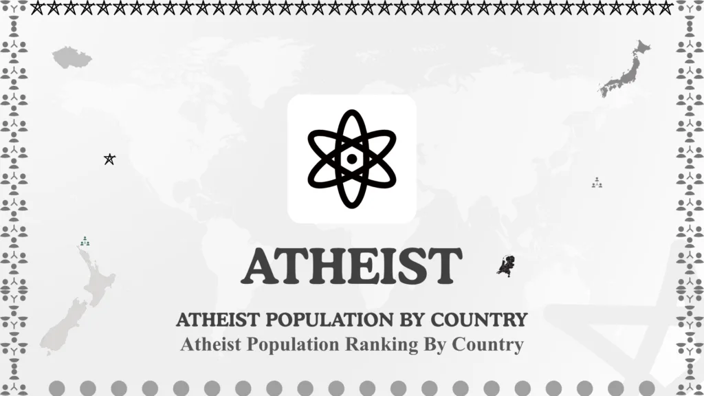 Atheist Population By Country