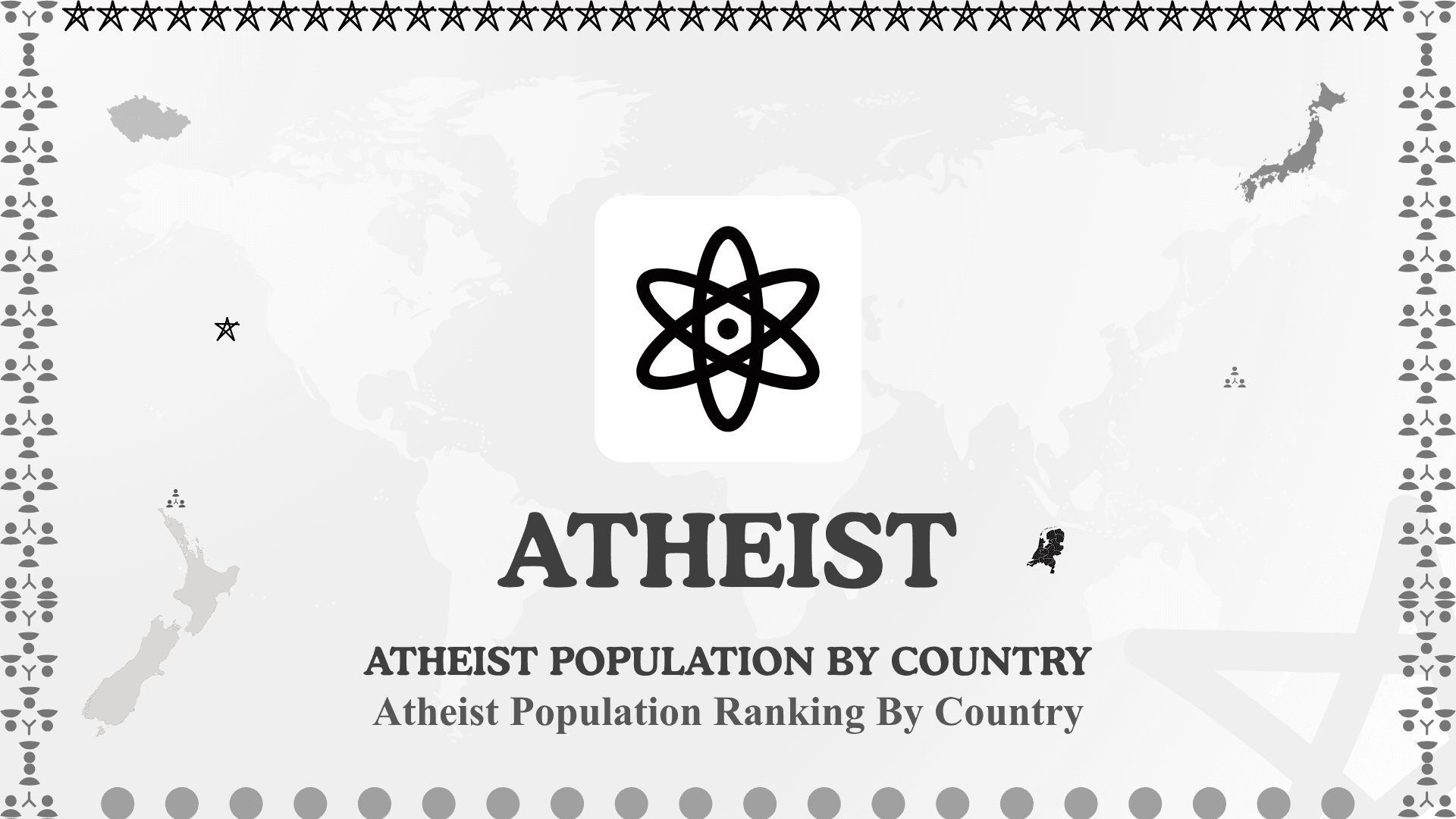 Rankerover - Global Ranking And Comparison 5 Atheist Population By Country