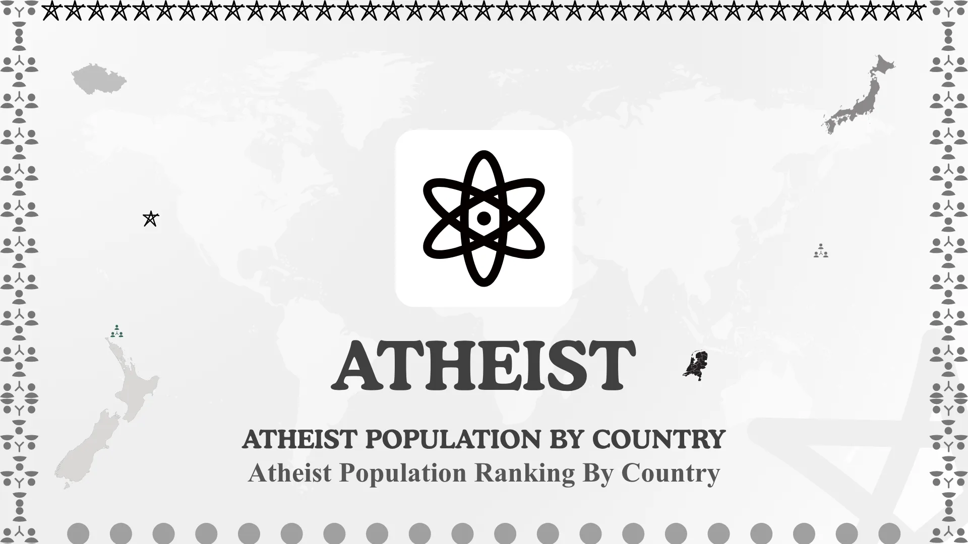 Atheist Population By Country