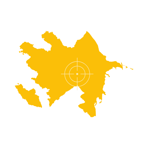 Azerbaijan Map – Country Outline and Provinces