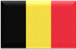 Flag 17 Flag of Belgium with vertical black yellow and red stripes