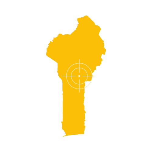 Benin Map – Country Outline and Provinces
