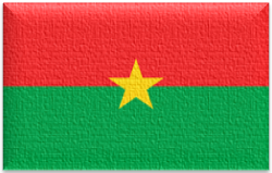 Flag 27 Flag of Burkina Faso with red green halves and yellow star