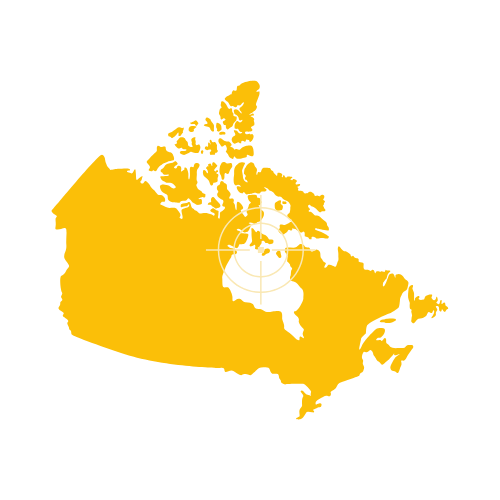 Canada Map – Country Outline and Provinces