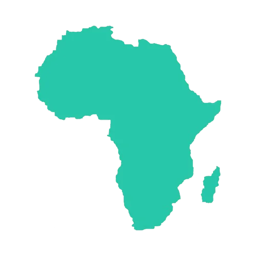 Continent Africa Map