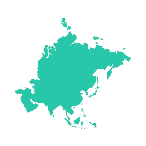 Continent Asia Map
