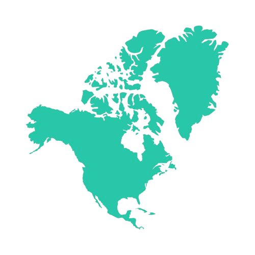 Continent North America Map