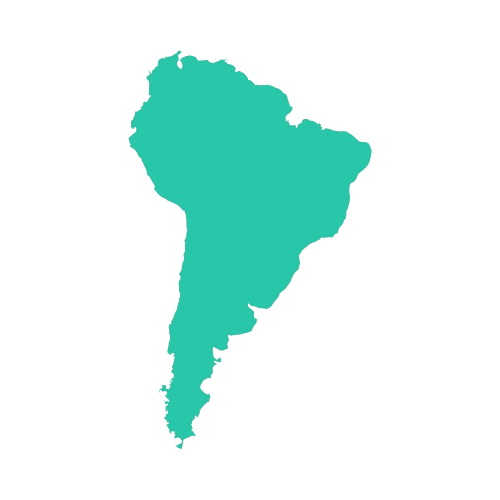 Continent South America Map