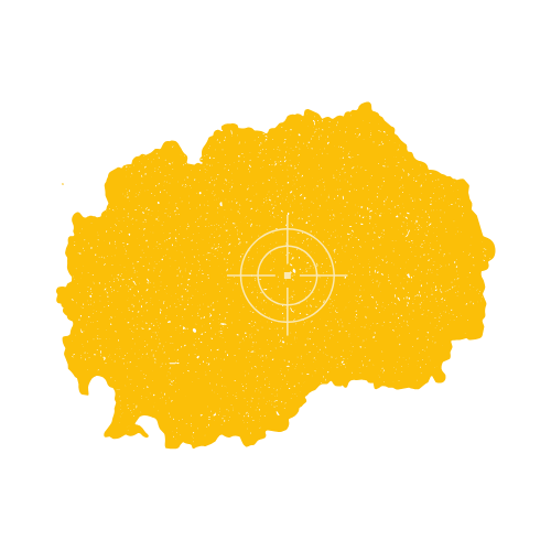 North Macedonia Map