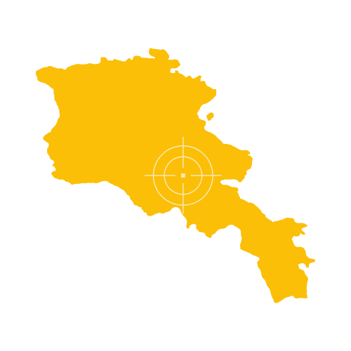 Armenia Map – Country Outline and Provinces